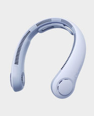 JisuLife Life 4 | 5 Speeds Turbo Air Duct | Anti Slip Neck Brace | Expandable Wearing Opening | One Button Control | Neck Fan - Blue
