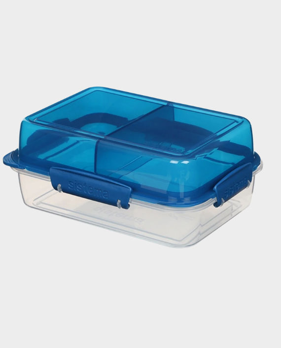 Buy Sistema 1.8L Lunch Stack Rectangle Box To Go SM21710 - Blue in ...