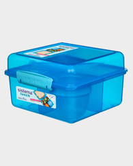 Sistema Lunch Cube Max with Yogurt Box SM41745 - Blue in Qatar