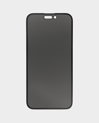 5D Full Glue Privacy Glass Protector for iPhone 15 Pro Max - Black in Qatar