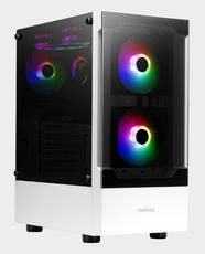 GAMDIAS Talos E3 Mid Tower ATX Gaming PC Case | Tempered Glass Panel | 3 Built in 120mm ARGB Fans | Up to 160 mm CPU Cooler | Up to 300mm GPU Length | Up to 150 mm PSU Length - White