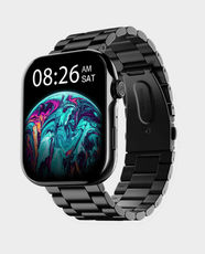 Noise ColorFit Ultra 3 Smart Watch with 1.96 inch AMOLED Display | 300mAh | IP68 Water Resistance | Bluetooth 5.3 | Metal Strap - Black Elite Edition