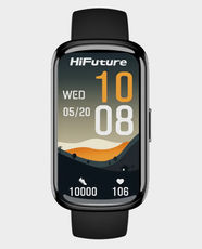 HiFuture EVO 2 Smart Watch with 1.47-inch IPS Display | 7 Days Battery Life | IP68 | 100+ Sports Modes - Black