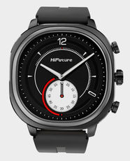 HiFuture AIX Lite Smart Watch with 1.43-inch AMOLED | 10 Days Battery Life | 1ATM | 100+ Sports Modes - Black
