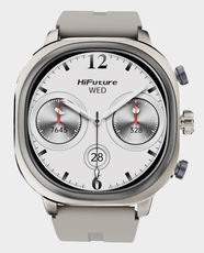 HiFuture AIX Lite Smart Watch with 1.43-inch AMOLED | 10 Days Battery Life | 1ATM | 100+ Sports Modes - Champagne Gold