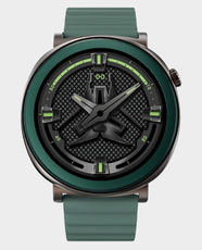 HiFuture Aurora Smart Watch with 1.43-inch AMOLED | 10 Days Battery Life | IP68 | 170+ Sports Modes - Green