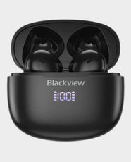 Blackview Airbuds 7 True Wireless Earbuds | Up to 30 Hours Playtime | ENC | IPX7 Weather and Water Resistance - Midnight Black
