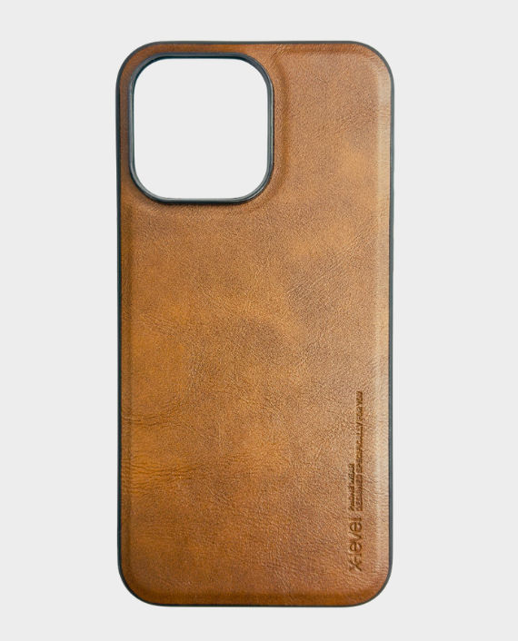 X-Level Earl III Back Cover For Apple Iphone 15 Pro Max - Brown