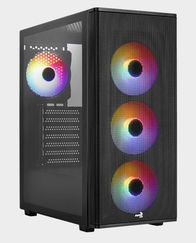 AeroCool Designer Mid Tower Gaming PC Case | ARGB Fans | 360mm Liquid Cooling in Qatar