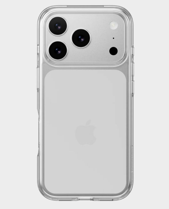 Buy MAGEASY Bright M Never Yellowing Protective Clear Case For IPhone 17 Pro | MagSafe - Transparent / Midnight Ring In Qatar