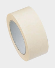 PANDA Creamy White Masking Tape | 2-Inch Width | 25 Yards Length Per Roll | Crepe Paper Material | 20 Pcs
