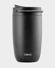 EQUA Cup | 300 ml Stainless Steel | BPA-free Materials | Non-slip Bottom Silicon | 100% Leak Proof - Black