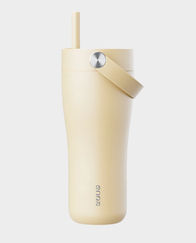 EQUA Carry Cup 600ml Reusable Travel Tumbler - Butter in Qatar