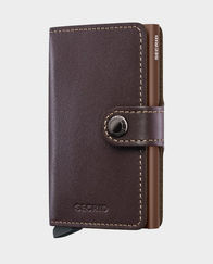 Secrid Miniwallet Style Original | RFID-Safe Card Protector - Chocolate in Qatar