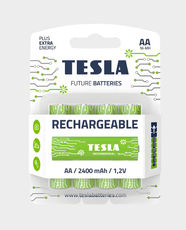 Tesla Green+ 1.2V AA Ni-MH Rechargeable Battery | Pack of 4