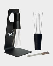Macnoa MacStir Eight Needles Magnetic WDT Tool for Coffee Brewing | Stainless Steel Needles | Ergonomic Handle | Magnetic Stand | Easy to Clean - Black