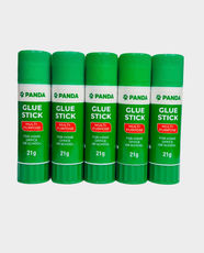 Panda Glue Stick PA-GS21 | Non-Toxic Adhesive | Quick-Dry | Smooth Application | Bundle of 10 Glue Sticks