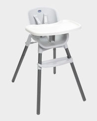 Chicco Zest Highchair | Compact Folding, Easy Clean, Holds Up to 40kg – Moon Grey in Qatar