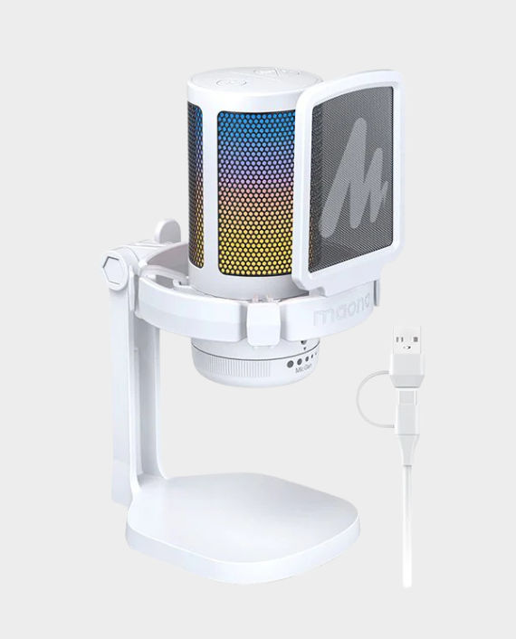 M-GAMING:Thronmax ROSA USBマイクロフォン MG-M4R マイク ゲーミング ストリーミング レコーディング ネット会議 M-GAMING USBマイクロフォン Thronmax ROSA EDITION ピンク MG-M4R（M