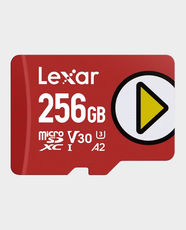 Lexar PLAY 256GB microSDXC UHS-I Memory Card | Up to 160 MB/s Read | Up to 100 MB/s Write | V30, A2 | Freeze, Temperature, Shock, Water Resistance | LMSPLAY256G-BNNNG