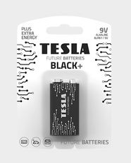 Tesla Black+ 9V Alkaline Battery | Designed for Low to Medium Drain Devices