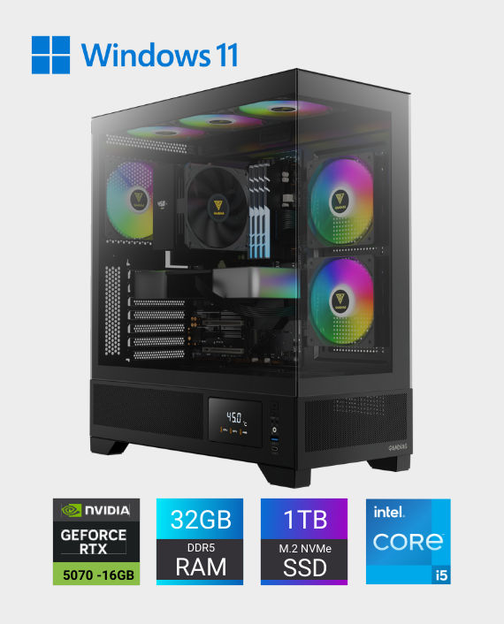 Buy Pre-Built Gaming PC : Ryzen 5 9600X & RTX 5060 Ti 16GB