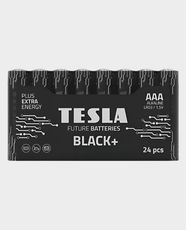 Tesla Black+ 1.5V AAA Alkaline Battery | Pack of 24