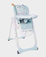 Chicco Polly 2 Start Baby Highchair | Foldable, Adjustable Backrest, Tray, Birth–3 Years – Froggy in Qatar
