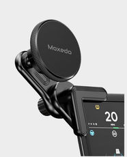 Moxedo Clip-On Magnetic Bracket Floating Screen Phone Holder | 90° Base Angle | Adhesive Metal Plates - Black
