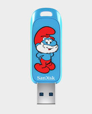 SanDisk Smurfs 128GB Flash Drive | USB-A Connector | USB 3.2 Gen 1 Interface | 130MB/s Read Speed | SDCZIS-128G-G46