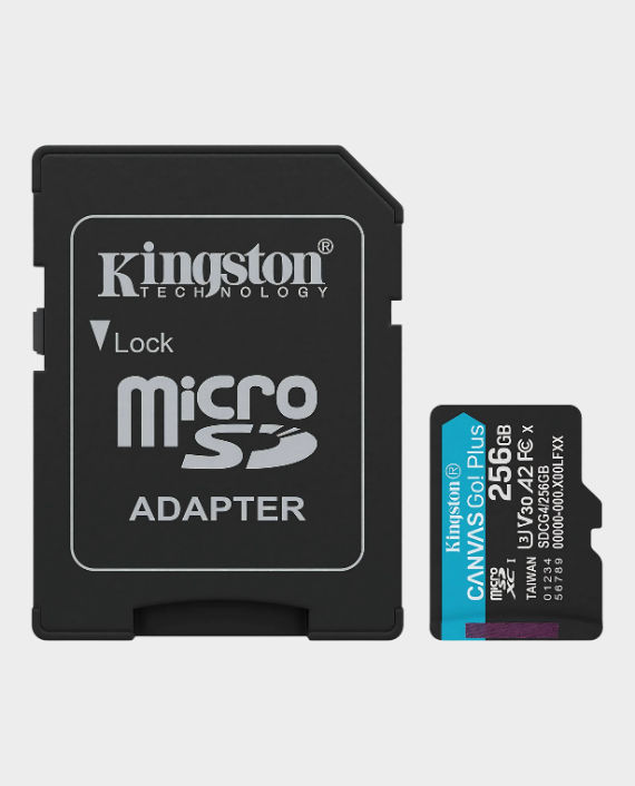 Buy Kingston Canvas Go! Plus microSD 256GB Class 10 in Qatar