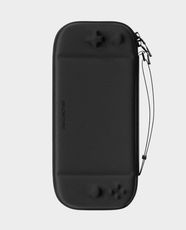 AmazingThing Playshield EDC Carrying Case for Nintendo Switch 2 | Durable EVA Shell | Soft Velvet Interior Lining | Shock-Resistant & Water-Repellent | 10-Card Game Slot | Built-in AirTag Slot - Black