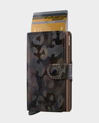 Secrid Miniwallet Jungle RFID Protected Leather Wallet Brown in Qatar