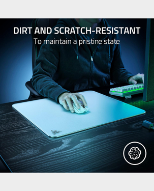 Buy Razer Atlas Tempered Glass Gaming Mouse Mat in Qatar