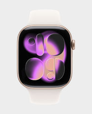 Apple Watch Series 11 GPS 46mm Rose Gold Aluminium Case with Light Blush Sport Band M/L - MEV74