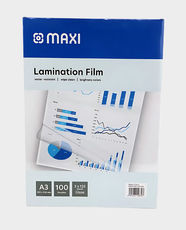 MAXI A3 Lamination Pouch | 303 x 426 mm | 125 Micron | High-Quality | Pack of 100 Pcs