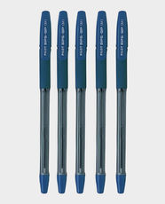 Pilot BPS GP Medium Ballpoint Pen | Pack of 5 | BPS-GP-M-L-S5 - Blue