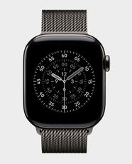 Apple Watch Series 11 GPS + Cellular 42mm Slate Titanium Case With Slate Milanese Loop - MF8U4