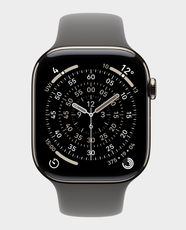 Apple Watch Series 11 GPS + Cellular 46mm Natural Titanium Case With Stone Grey Sport Band | S/M - MFCW4