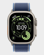 Apple Watch Ultra 3 GPS + Cellular 49mm Natural Titanium Case with Blue/Bright Blue Trail Loop | S/M - MEWR4