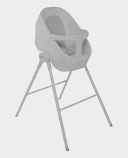 Chicco Bubble Nest Baby Bath Seat | 2-in-1 Tub & Shower Use | Anti-Slip Rubber Seat | 0–12 Months | Max Weight 11 kg | Foldable & Compact - Cool Grey