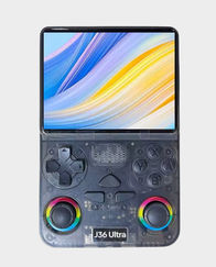 J36 Ultra Handheld Gaming Console | 8 Core A7 up to 2 GHz | 1GB RAM | 64GB Storage | 3.5-inch IPS LCD | 3000mAh | Wi-Fi Multiplayer| Android for Retro Emulation - Black