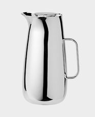 Stelton Foster Vacuum Jug | 1 L Capacity | Polished Stainless Steel | Designed by Norman Foster - Steel