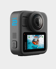 GoPro Max 2 Action Camera | True 8K 360 Video | Max HyperSmooth with 360° Horizon Lock | Invisible Pole Shots | Twist-And-Go Replaceable Lenses | Super Slo-Mo in 360 | CHDHZ-311-RW - Black