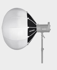 NEEWER 50cm Quick Release Lantern Softbox with Fabric Barn Doors | 360° Omnidirectional Light | Bowens Mount | Quick Fold & Setup | Durable Nylon Alloy & Cloth | Lightweight & Portable - Black