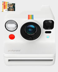 Polaroid Now+ Generation 3 Starter Set Instant Camera | Autofocus | App Control | Up to 15 Film Packs Battery Life - White