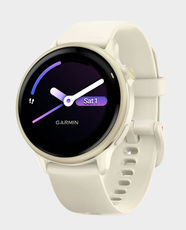 Garmin vivoactive 6 Smart Watch | 1.2inch AMOLED Display | Wi-Fi + Bluetooth + ANT+ Connectivity | Built-in GPS + Multi-band GNSS | 5 ATM Water Resistance | Health & Wellness Tracking | 010-02985-01 - Lunar Gold