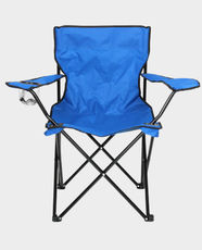 Gymbopro Camping Bob Chair | Comfort High Back & Armrest | Oxford Fabric & Steel | 80cm Height | Portable & Easy Carrying | GMFC-301GBR - Assorted