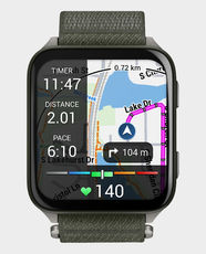 Garmin Venu X-1 Smart Watch with 51.2mm AMOLED Display | Up to 8 Days Battery Life | 5 ATM Water Rating | Slate Titanium Case Back | ComfortFit Nylon Band - Moss