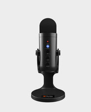 Meetion MC20 Professional Wired Conference Gaming Microphone | USB-C Connectivity | 360° Sensitive Pickup | 40Hz-18000Hz Frequency Response - Black